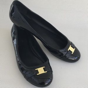 Lauren Patent Leather Ashby Ballet Flats